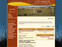 Tablet Screenshot of losvenadospoa.com